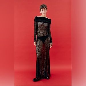 BLOGGER FAV ZARA OFF THE SHOULDER LACE DRESS ZW COLLECTION